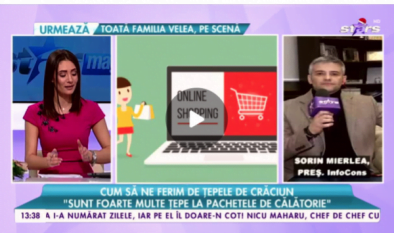 Președintele InfoCons, Sorin Mierlea, în direct la postul de televiziune Antena Stars