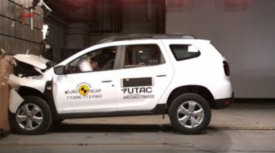 Dacia Duster NU oferă siguranță! Mașina s-a făcut PRAF la TESTELE EuroNCAP