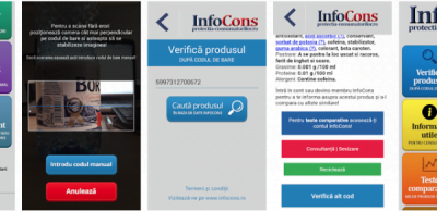 Noi produse disponibile în Aplicația InfoCons - Scanează codul de bare - InfoCons