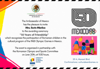 Președintele InfoCons participă la ceremonia organizată de Ambasada Mexicului
