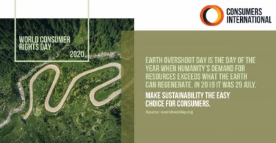 15 martie - Ziua Mondială a Drepturilor Consumatorilor - Consumatorul Sustenabil