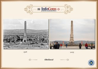Ieri și Azi - Obeliscul din Alba Iulia 