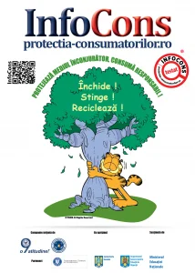 Afis Protejeaza mediul inconjurator, consuma responsabil! - InfoCons - Protectia Consumatorilor