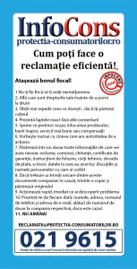 Flyer Cere bonul fiscal! Produs sigur - InfoCons - Protectia Consumatorilor