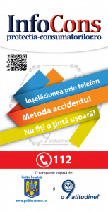 flyer Inselaciunea prin telefon! Metoda accidentul pentru tineri! - InfoCons - Protectia Consumatorilor