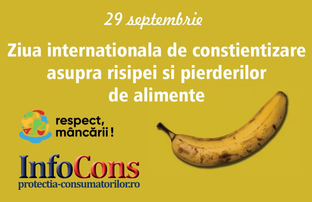 Ziua Internationala de Constientizare asupra Risipei si Pierderilor de Alimente