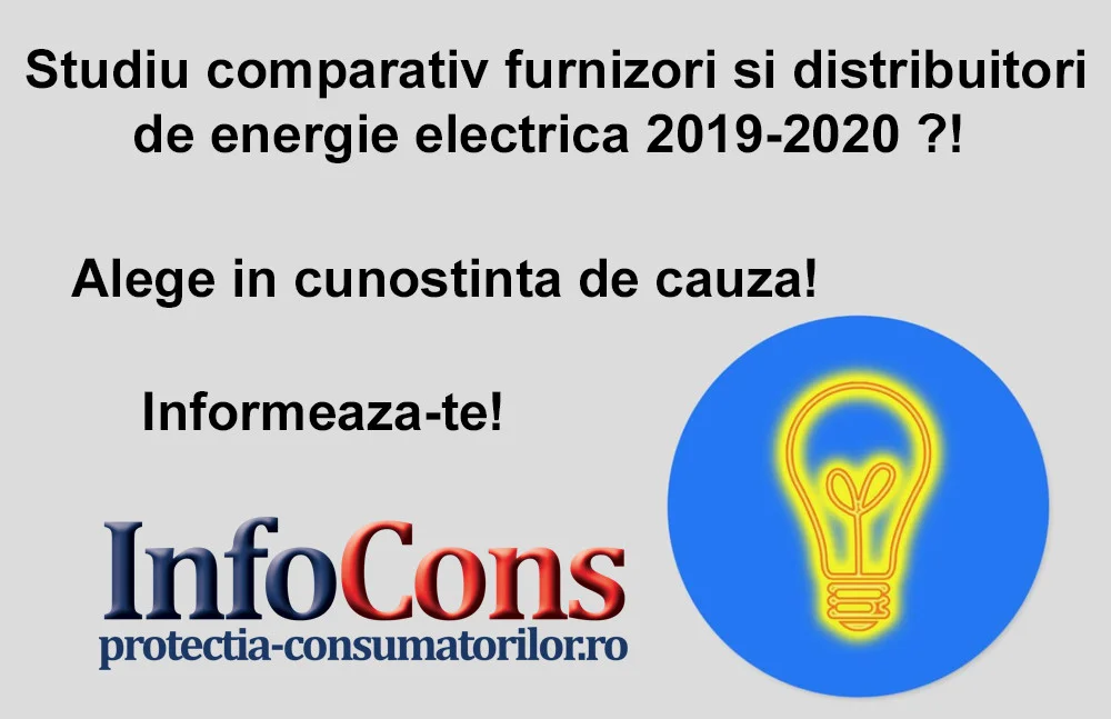 InfoCons - studiu energie electica