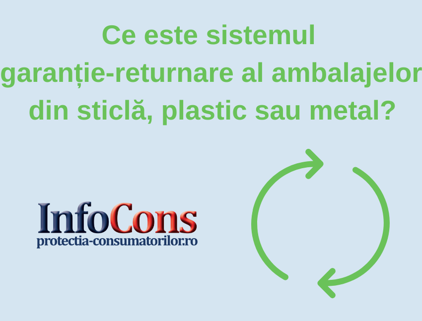 Ce este sistemul garanție-returnare al ambalejelor din sticlă, plastic sau metal?
