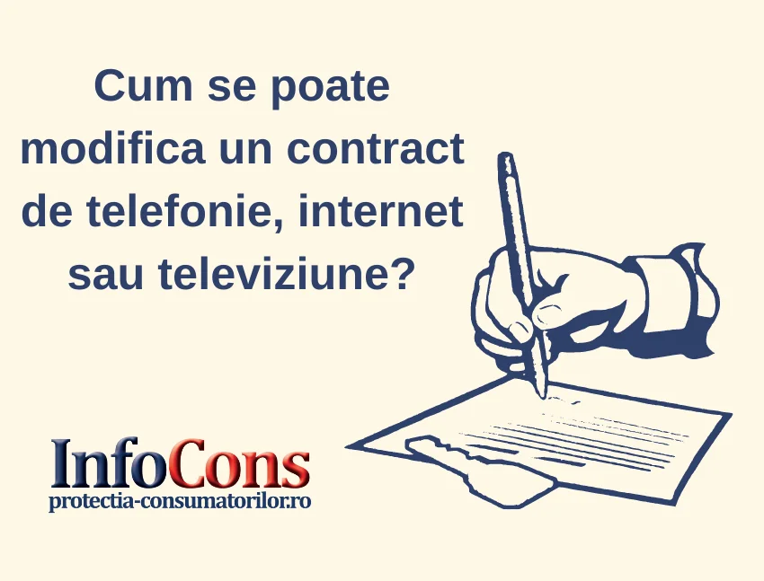 Modificare contract. InfoCons
