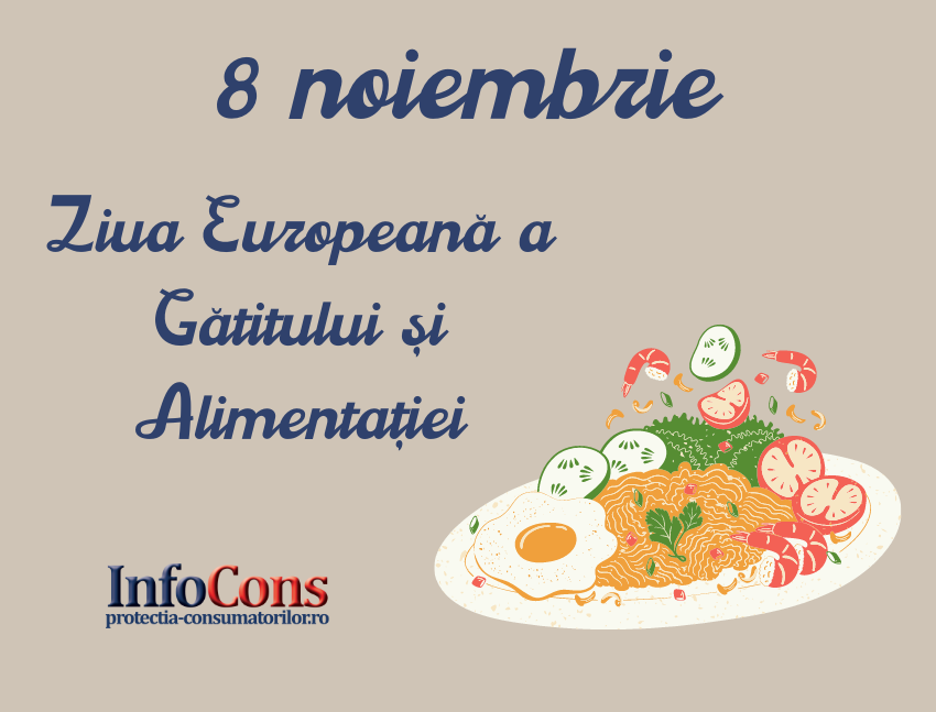 InfoCons te informează: azi ce zi se celebrează? Ziua Europeană a Gătitului și Alimentației