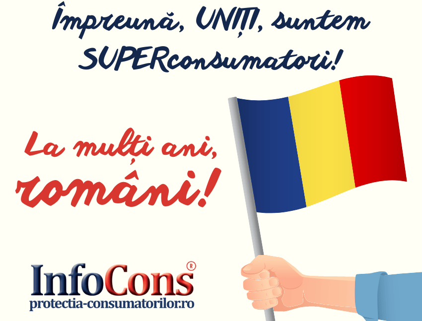 Împreună, UNIȚI, suntem Superconsumatori! La mulți ani, români!