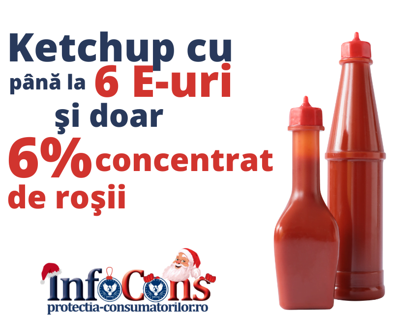 Ketchup ce conține?! Până la 6 E-uri și doar 6% concentrat de roșii! – Alertă Protectia Consumatorilor