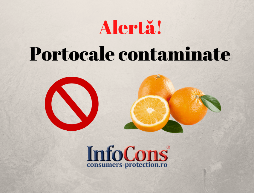 Portocale contaminate cu pesticide (Dimetoat, Chlorpirifos)