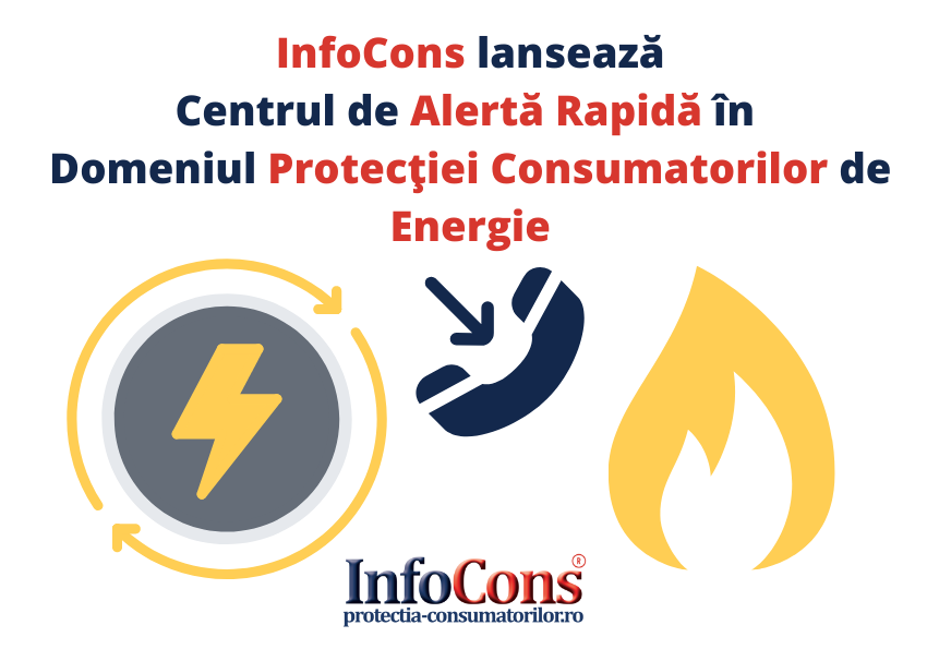InfoCons lansează Centrul de Alertă Rapidă în Domeniul Protecției Consumatorilor de Energie