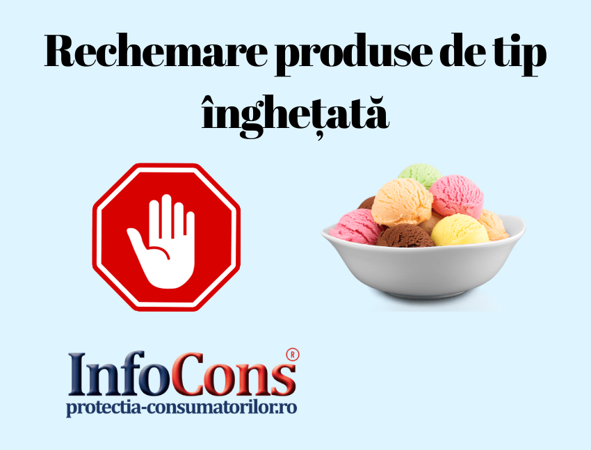 Alertă! Alt sortiment de înghețată contaminată cu oxid de etilenă! Atenție consumatori!