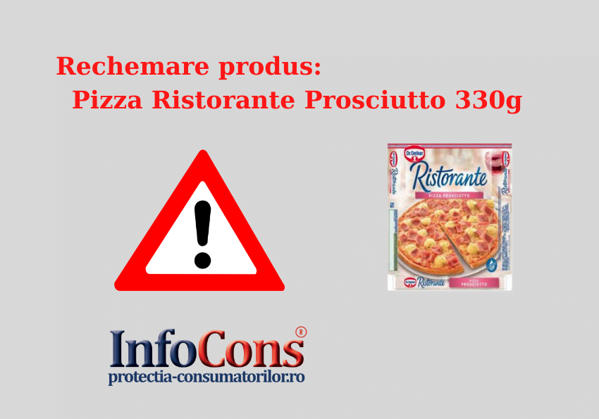 Pizza Ristorante Prosciutto – suspiciune corp străin metalic