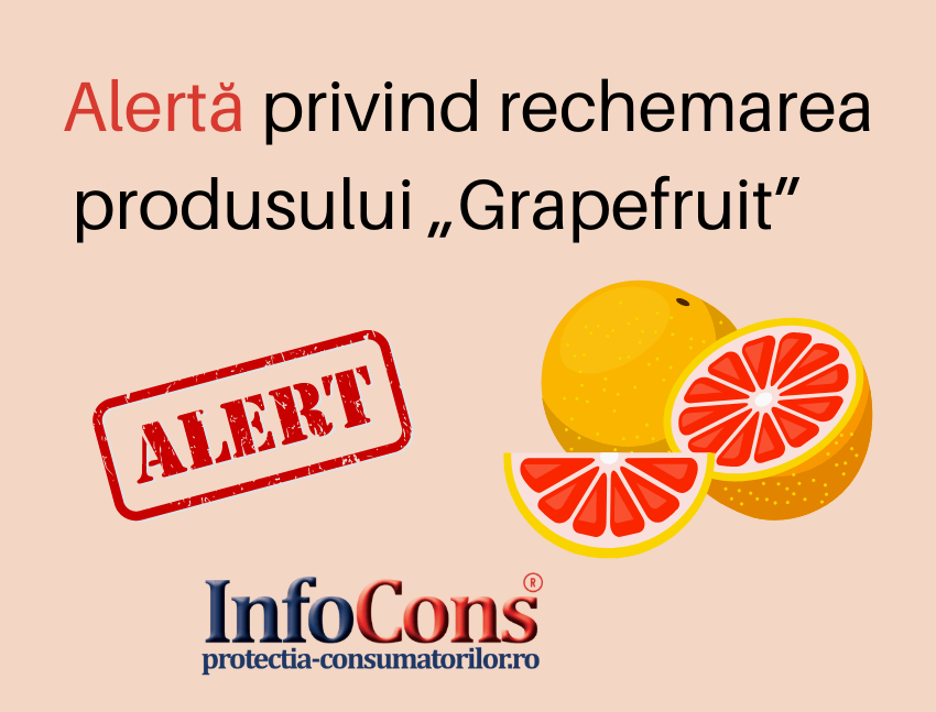 Grapefruit – valori admise de reziduuri de pesticide depășite