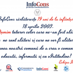 InfoCons implineste 19 ani! Multumim tuturor! InfoCons Protectia Consumatorilor