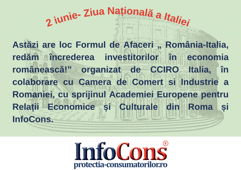2 iunie Ziua Nationala a Italiei - InfoCons Protectia Consumatorilor