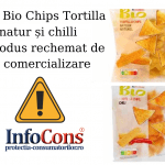 DLL Bio Chips Tortilla natur și chilli – produs rechemat