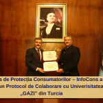 Miscarea de Protecția Consumatorilor – InfoCons a semnat un Protocol de Colaborare cu Univerisitatea „GAZI” din Turcia InfoCons Protectia Consumatorilor