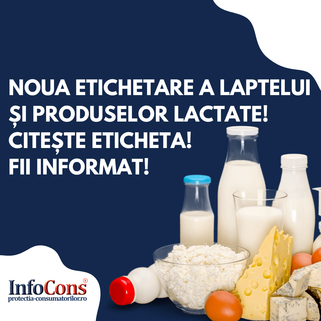 Piața laptelui și produselor lactate - Noi reglementări în anul 2022 InfoCons Protectia Consumatorilor
