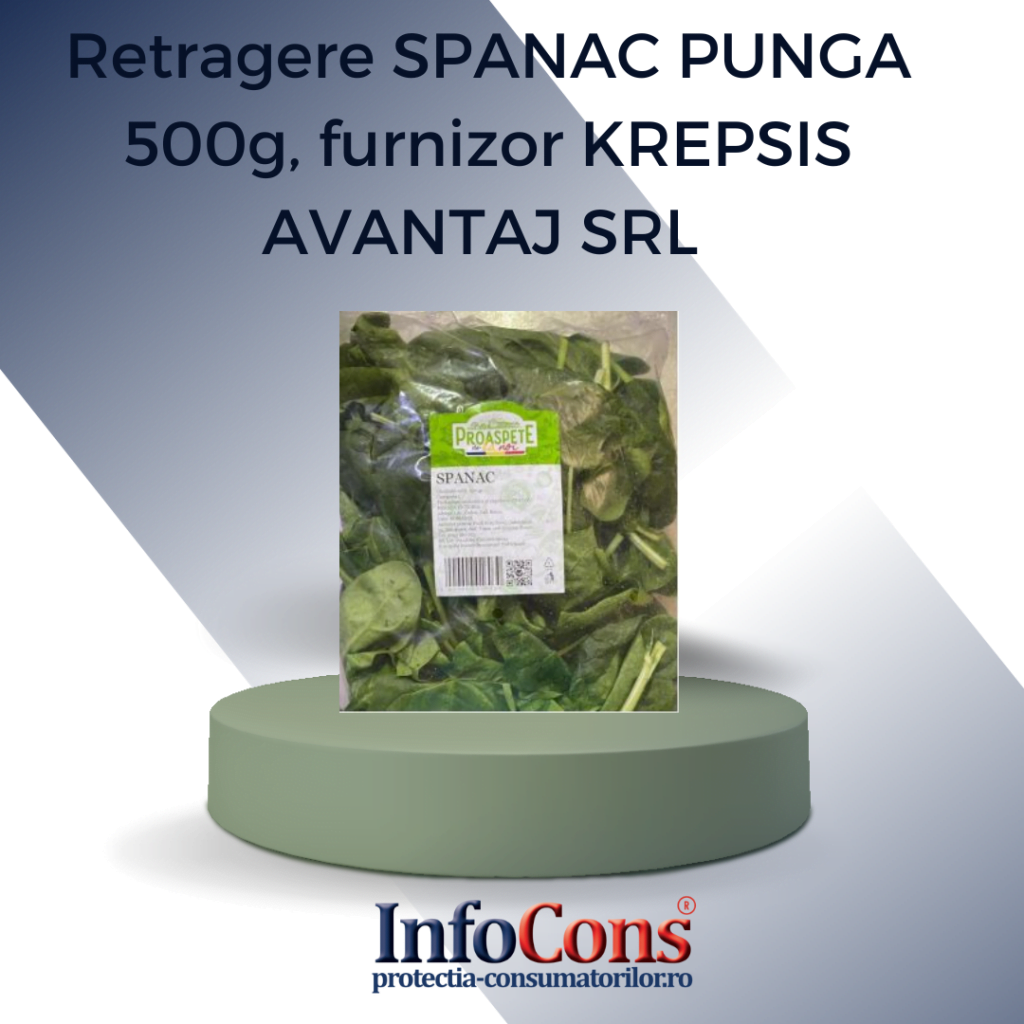 SPANAC PUNGA 500g, furnizor KREPSIS AVANTAJ SRL InfoCons Protectia Consumatorilor