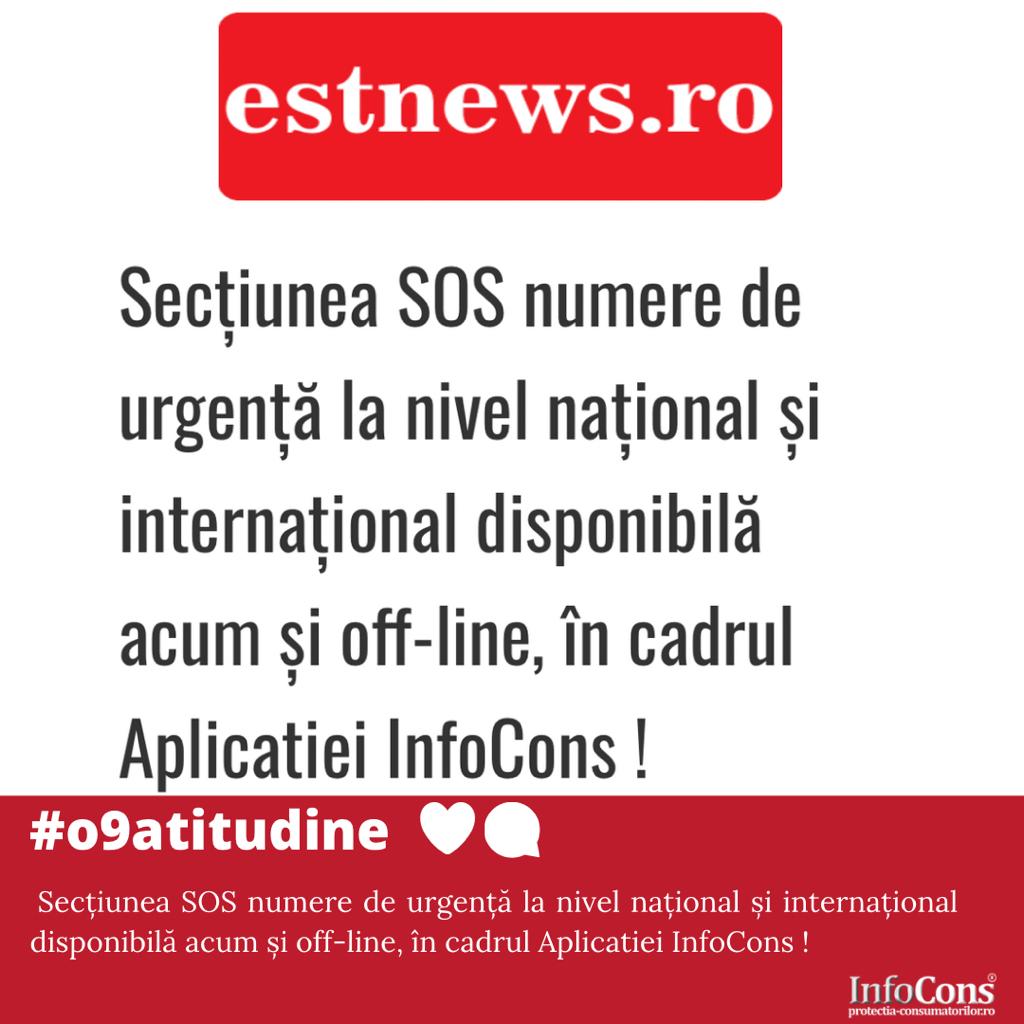 Sectiunea SOS Aplicatia InfoCons Protectia Consumatorului