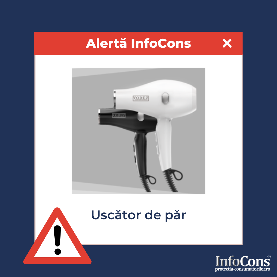 Uscator de par alerta InfoCons Protectia Consumatorului