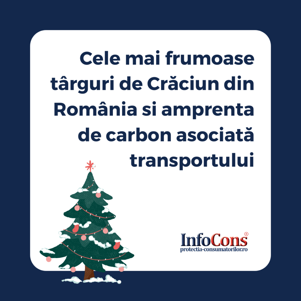 Cele mai frumoase târguri de Crăciun din România si amprenta de carbon asociată transportului InfoCons Protectia Consumatorului