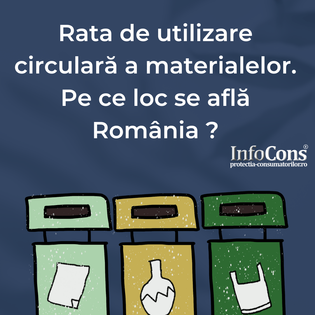 Rata de utilizare circulară a materialelor . Pe ce loc se află România ?