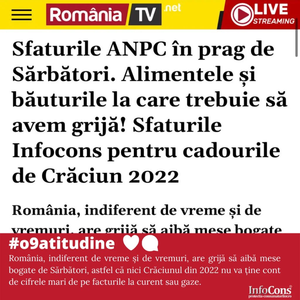 Craciun InfoCons Protectia Consumatorului