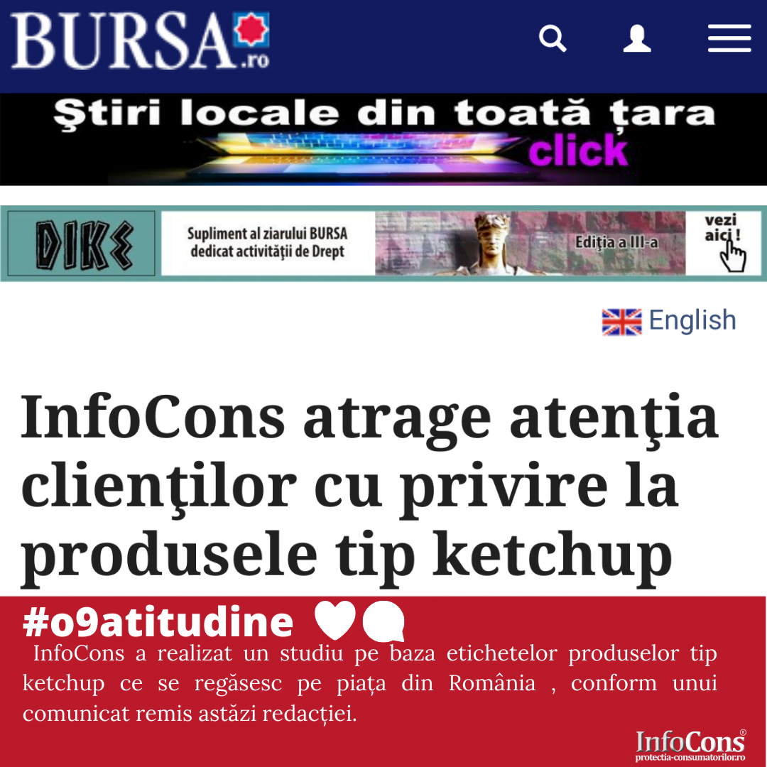 Ketchup InfoCons Protectia Consumatorilor