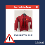 Alertă Bluză pentru copii InfoCons Protectia Consumatorului