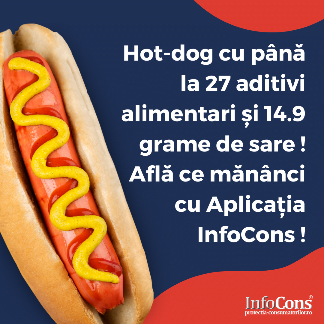 Hot dog InfoCons Protectia Consumatorilor