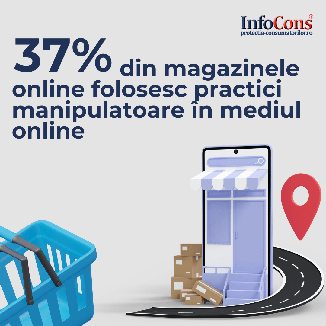 37% din magazinele online folosesc practici manipulatoare în mediul online !