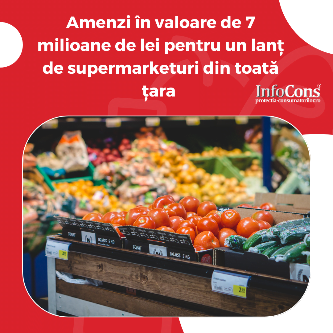 Amenda supermarket InfoCons Protectia Consumatorilor Protectia Consumatorului Autoritate Control Informare