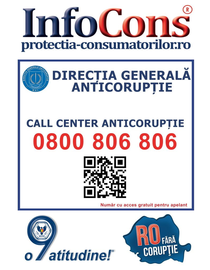 Directia Generala Anticoruptie InfoCons Protectia Consumatorilor