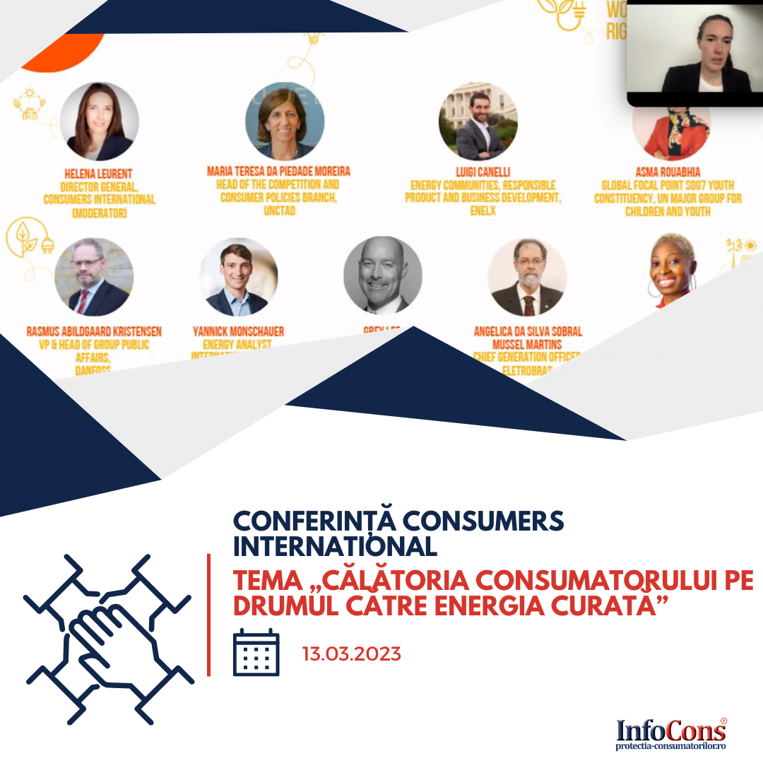 Conferinta Consumers International InfoCons Protectia Consumatorilor Protectia Consumatorului Informare Educare Control Autoritate