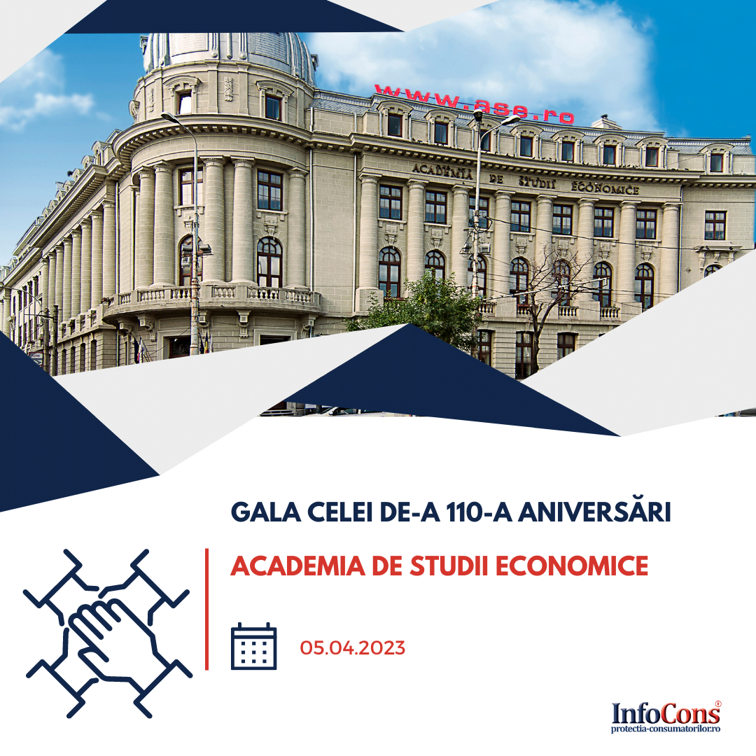 Președintele InfoCons , Sorin Mierlea , participă la Gala celei de-a 110-a aniversări a Academiei de Studii Economice