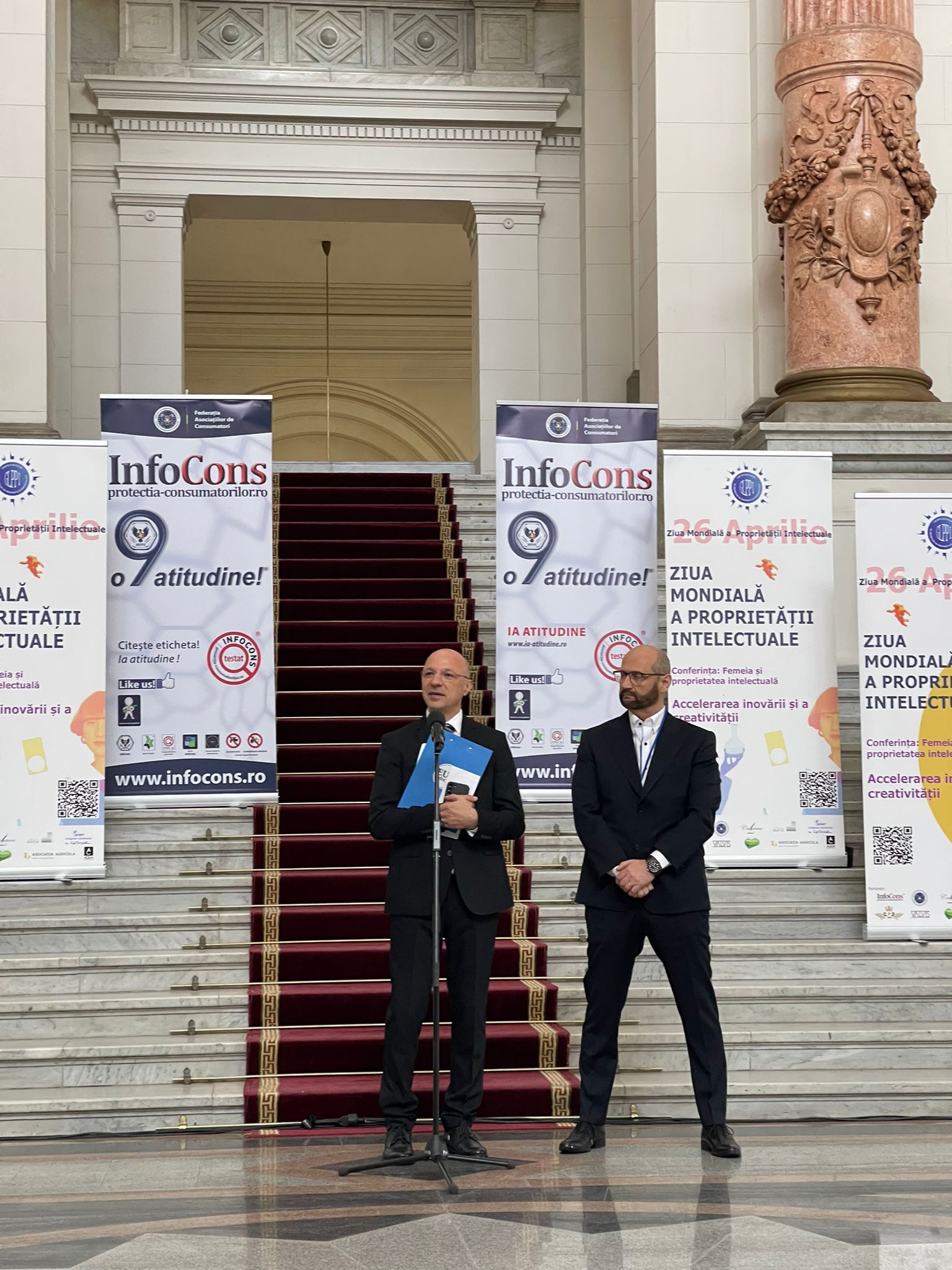 Mesajul Domnului Mircea Turdean , CEO Farmec , acordat cu ocazia Zilei Mondiale a Proprietății Intelectuale , sărbătorită astăzi, 26.04.2023 , la Palatul de Jusțiție ,  București , la 20 de ani de Protecția Consumatorilor InfoCons în România .