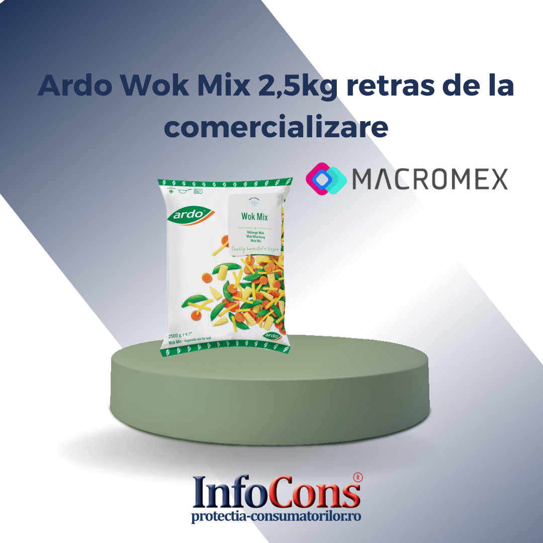 Atenție! Ardo Wok Mix 2,5kg retras de la comercializare – SC Macromex SRL