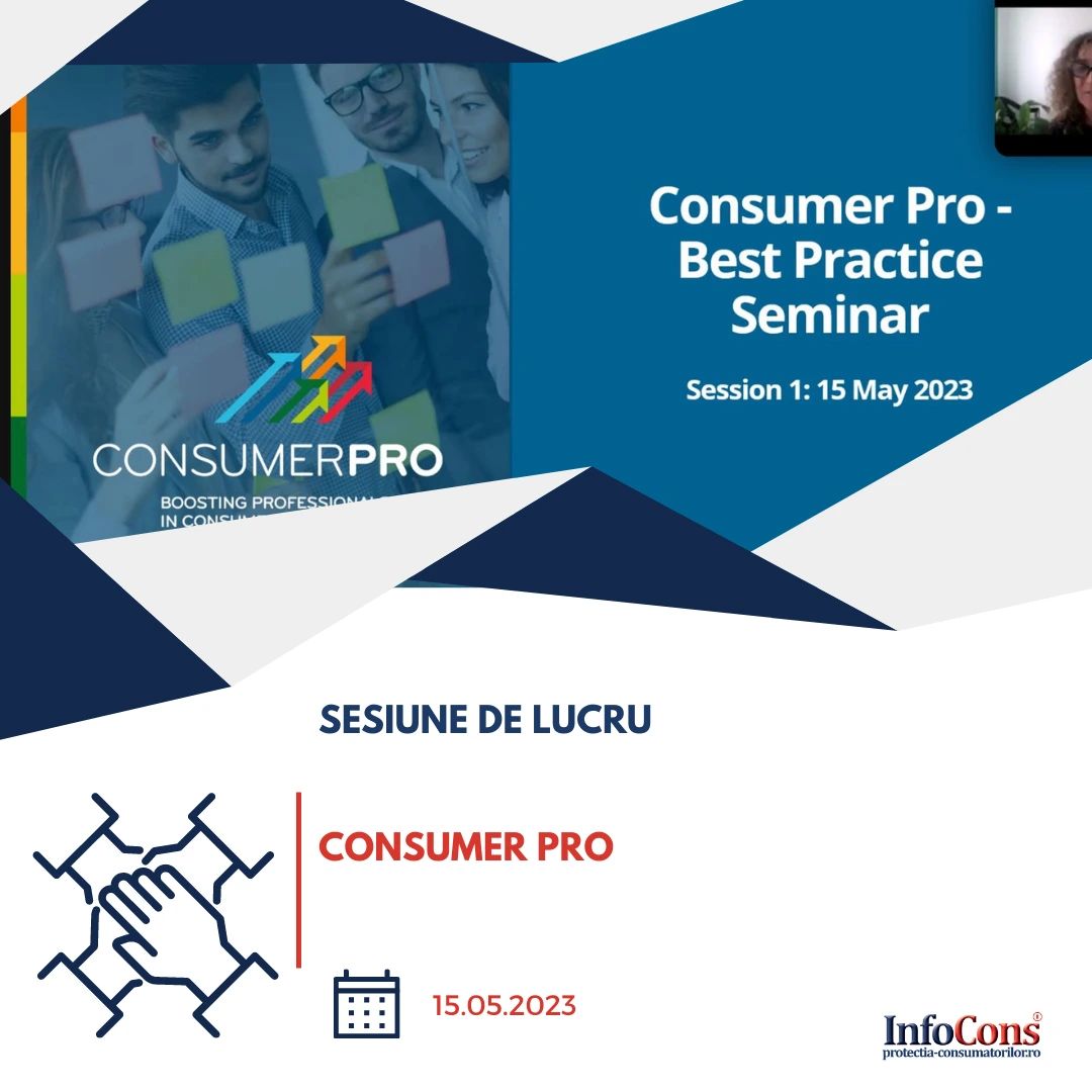 Reprezentanții InfoCons participă la Sesiunea de lucru susținută de Consumer PRO
