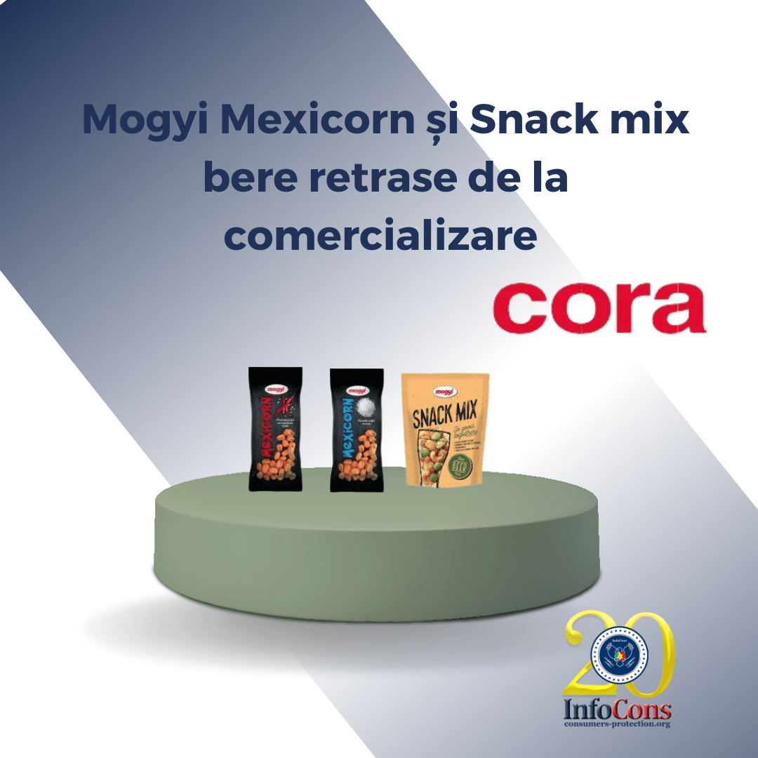Atenție! Mogyi Mexicorn și Snack mix bere retrase de la comercializare – Cora