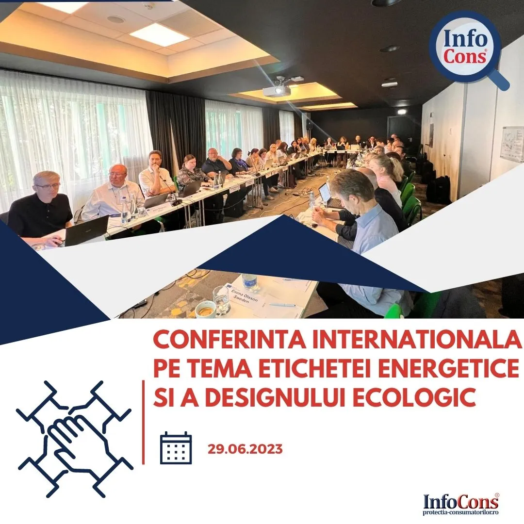 Domnul Sorin Mierlea , Președinte InfoCons , participă la cea de-a treia zi a Conferintei Internationale pe tema etichetei energetice si a designului ecologic