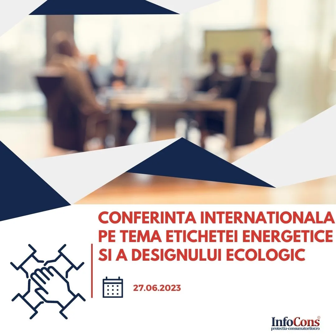 Domnul Sorin Mierlea , Președinte InfoCons , participă la conferinta internationala pe tema etichetei energetice si a designului ecologic