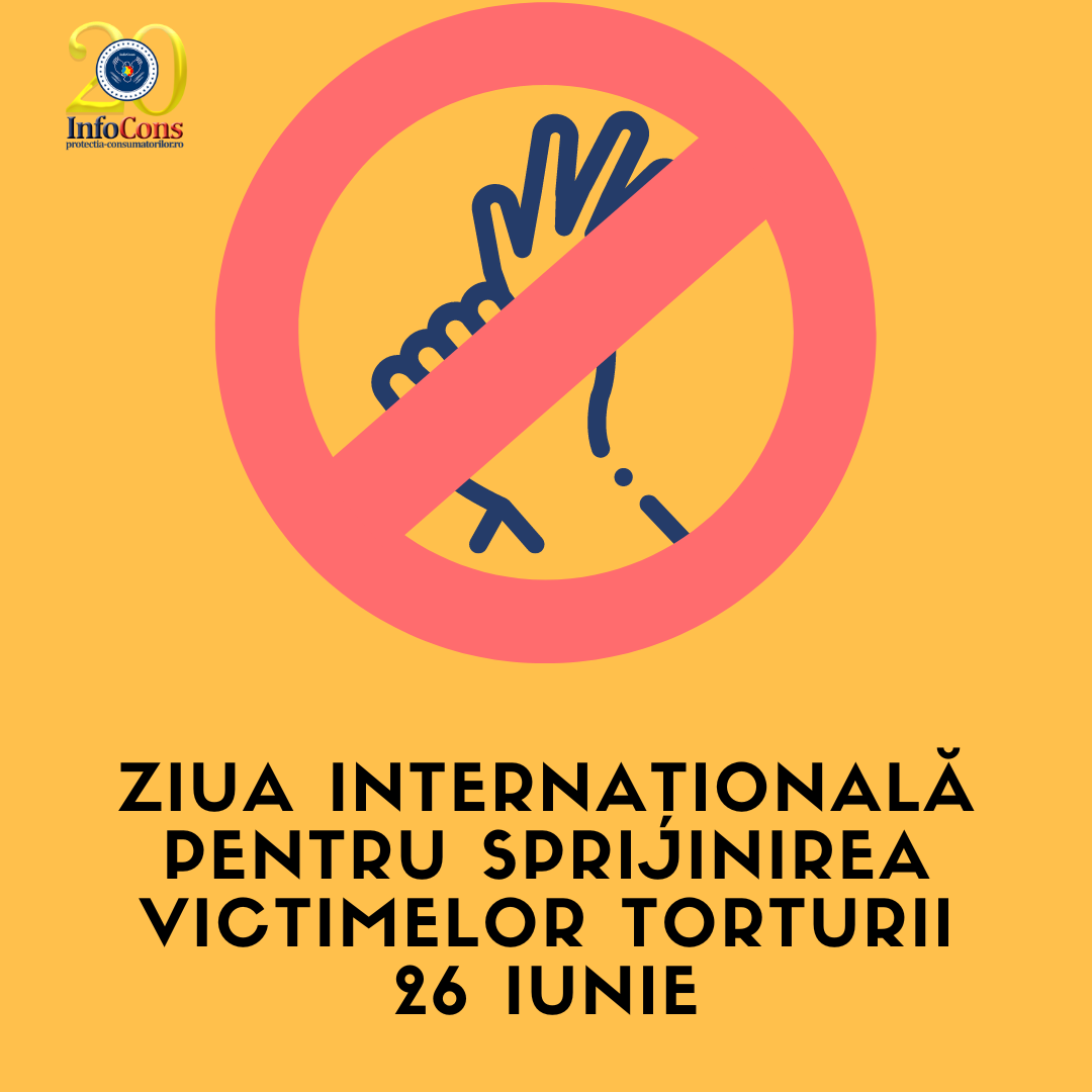 Ziua Internațională pentru Sprijinirea Victimelor Torturii – 26 Iunie