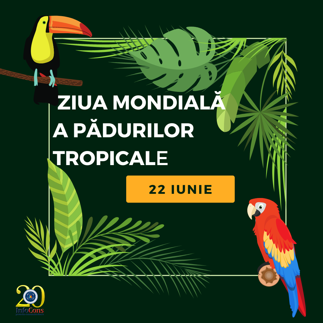 Ziua Mondială a Pădurilor Tropicale – 22 Iunie
