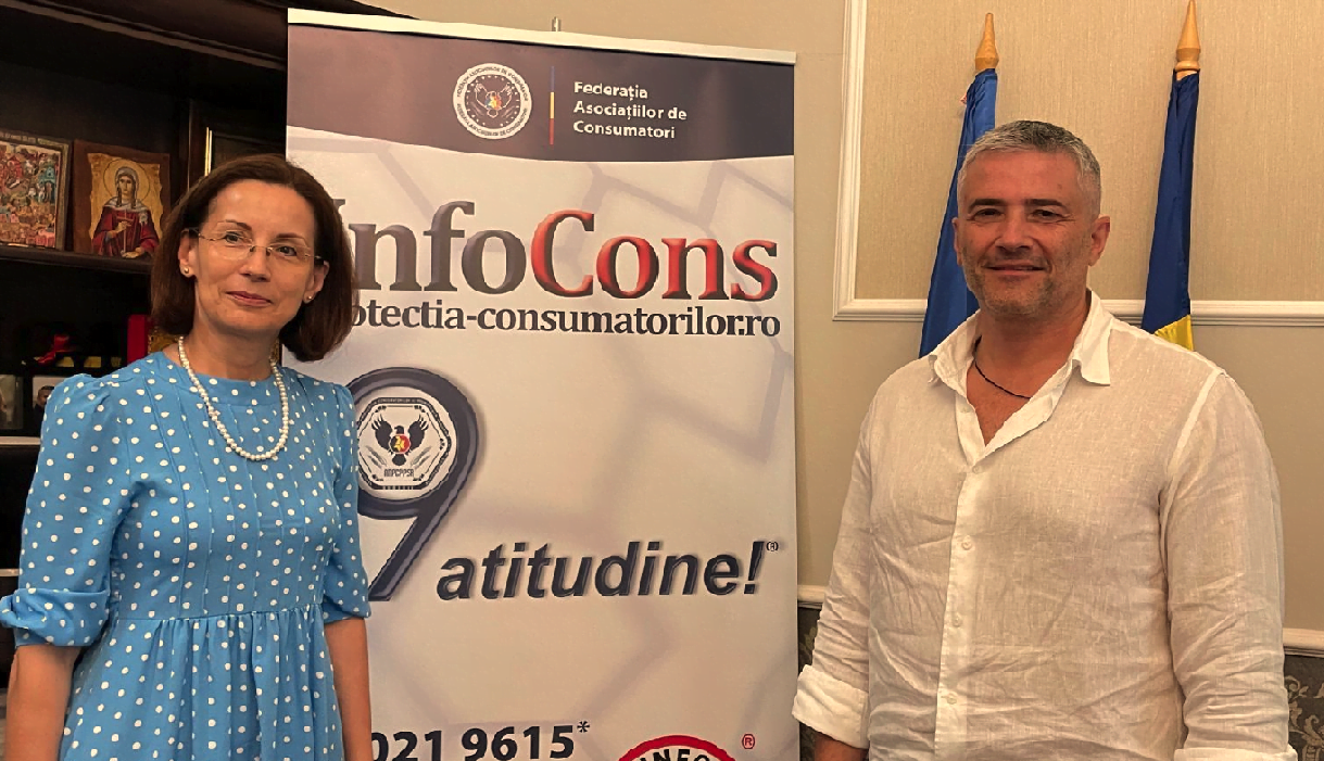 Întâlnire între Sorin Mierlea, președinte InfoCons și Doamna Secretar de stat Costin-Hendea Anca-Minodora