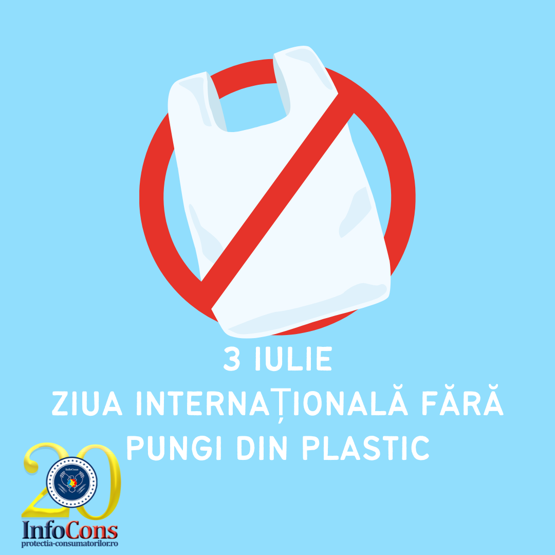 Ziua Internațională fără Pungi din Plastic – 3 Iulie